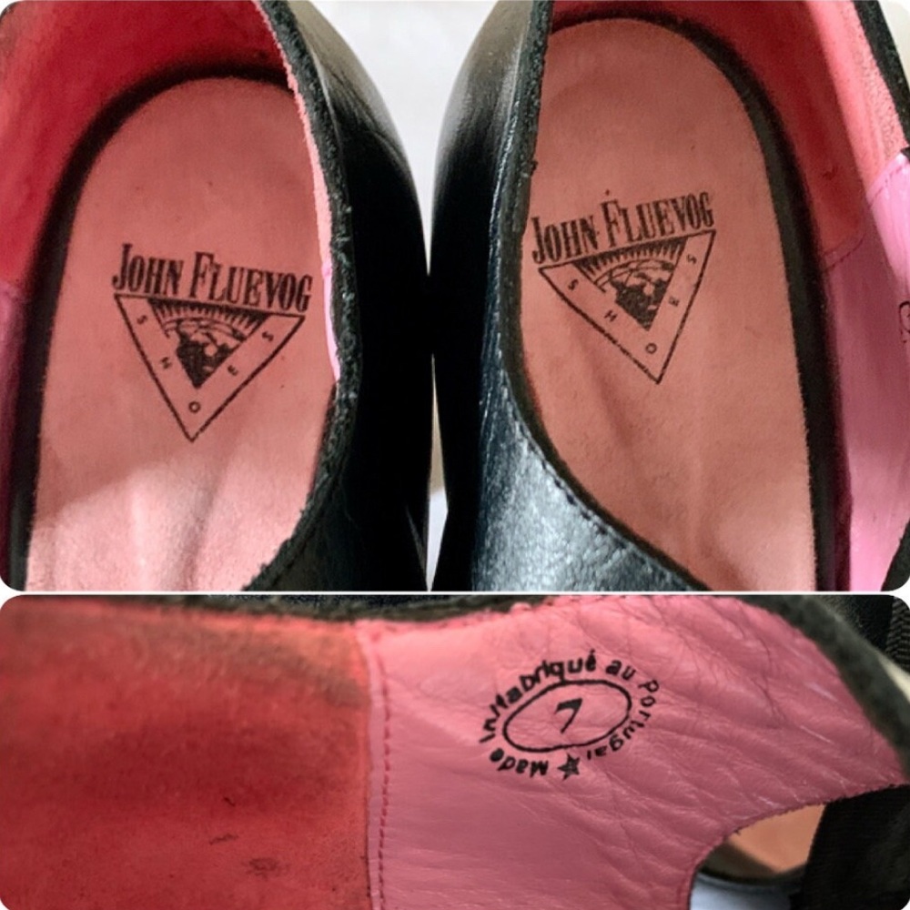 Vintage John Fluevog Sopranos Birgit Lace Up Pumps - Picture 9 of 10
